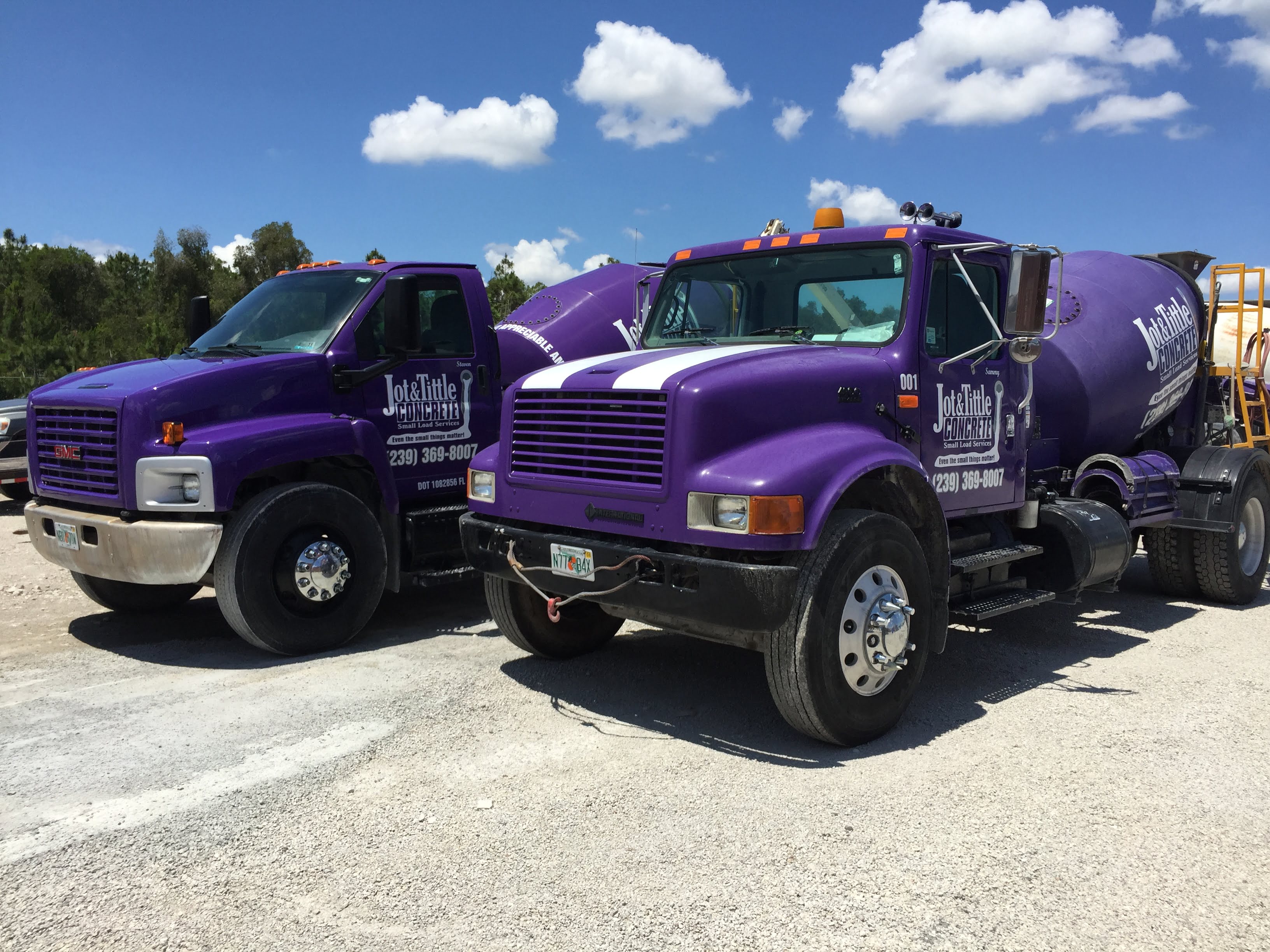 Ready Mixed Concrete Jot & Tittle Concrete Company Fort Myers