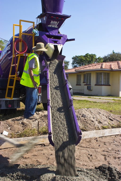 large load concrete delivery in Florida