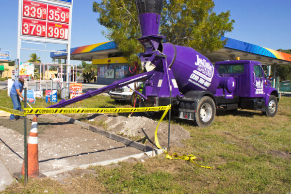 large load concrete delivery in Florida