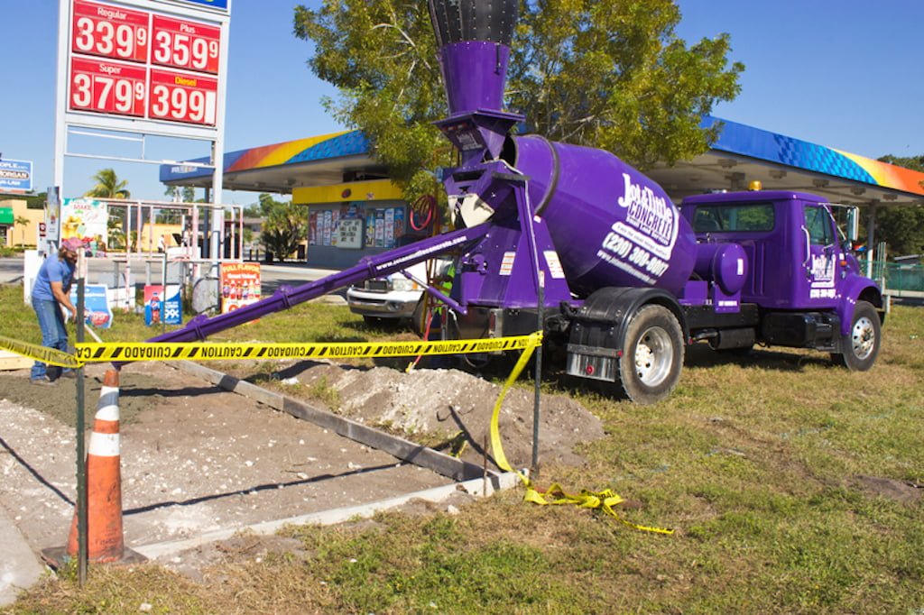 large load concrete delivery in Florida