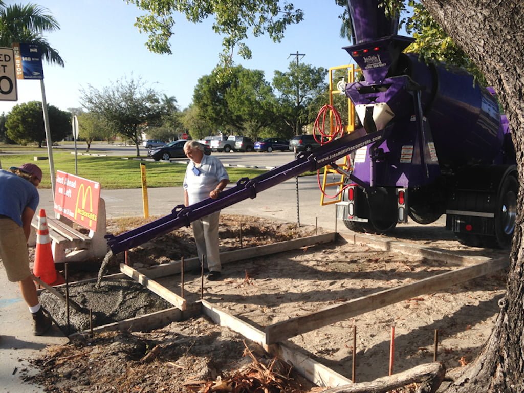 large load concrete delivery in Florida